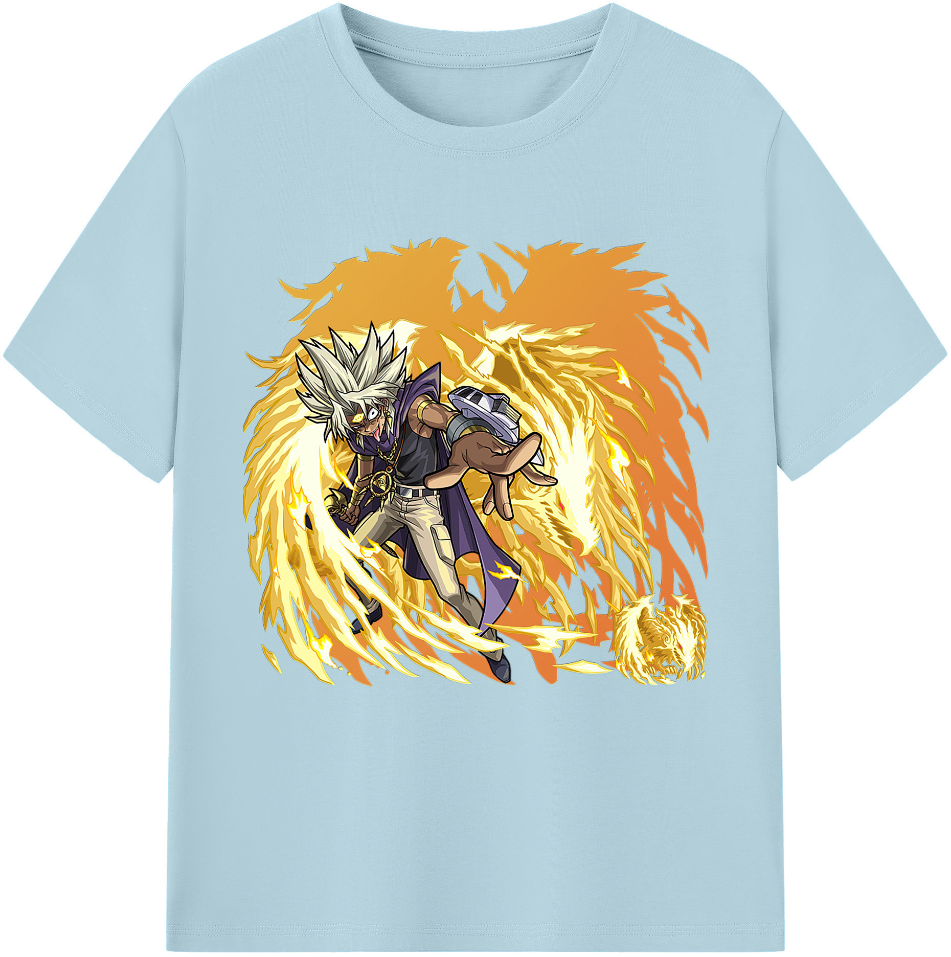 （画像用） 遊☆戯☆王 Yu-Gi-Oh! 綿100％半袖Tシャツ（フロントプリント）
